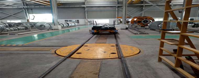 智能軌道轉(zhuǎn)盤(pán)平臺(tái)車(chē)